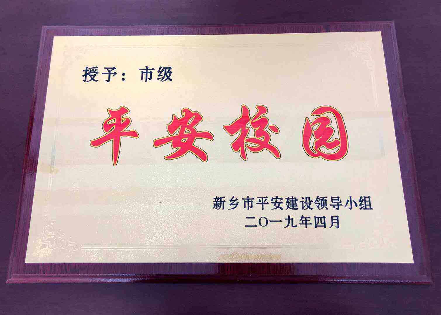 市级平安校园