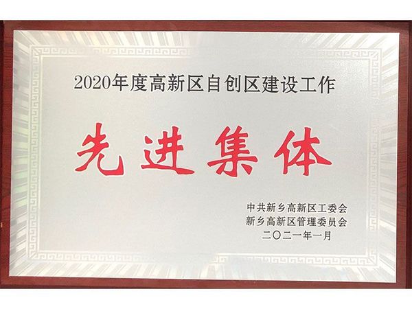 2020年度高新区自创区建设工作先进集体