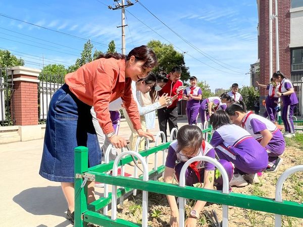 2022年5月19日，道清路小学举行”劳有所得“校内劳动实践教育活动